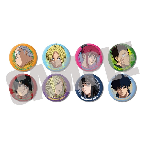 『SAKAMOTO DAYS』トレーディングマット缶バッジ Vol.1(全8種)【BOXJAN】