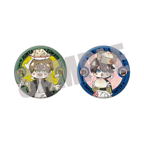 『抱かれたい男1位に脅されています。』ホログラム缶バッジセット 東谷 准太&西條 高人 だかいち飯店ミニ ver.