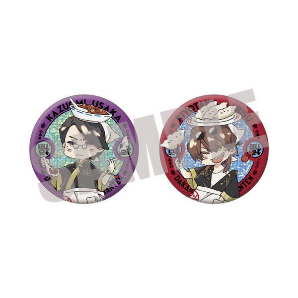 『抱かれたい男1位に脅されています。』ホログラム缶バッジセット 卯坂 和臣&在須 清崇 だかいち飯店ミニ ver.