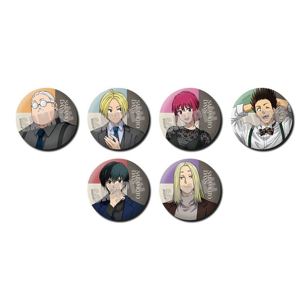 『SAKAMOTO DAYS』トレーディングマット缶バッジ Dress up ver.(全6種)【BOXJAN】
