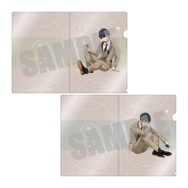 『ブルーロック』オーロラクリアファイルセット 潔 世一&糸師 凛 MOCHA SUIT ver.