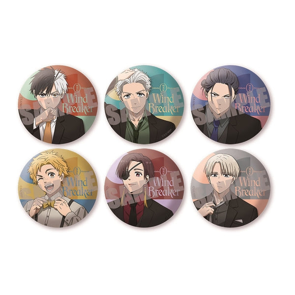 『WIND BREAKER』トレーディングマット缶バッジ Dress up ver.(全6種)【BOXJAN】