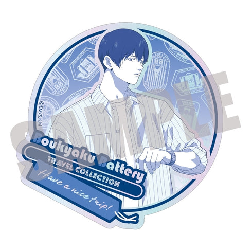 『忘却バッテリー』オーロラダイカットステッカー 清峰葉流火 TRAVEL ver.