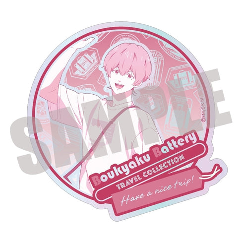 『忘却バッテリー』オーロラダイカットステッカー 要 圭 TRAVEL ver.