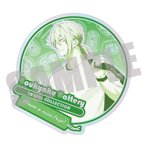 『忘却バッテリー』オーロラダイカットステッカー 藤堂 葵 TRAVEL ver.