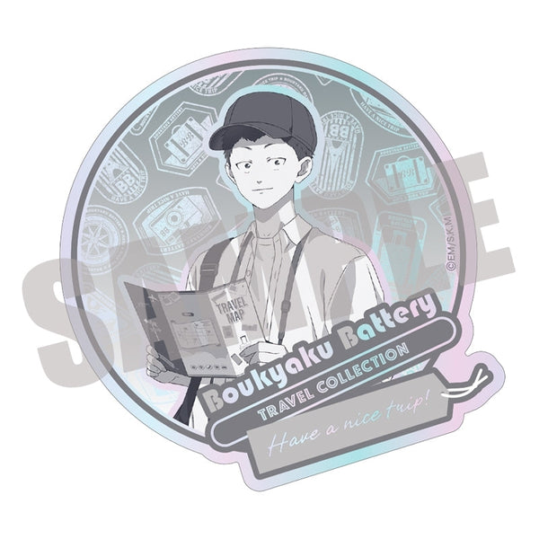 『忘却バッテリー』オーロラダイカットステッカー 山田太郎 TRAVEL ver.