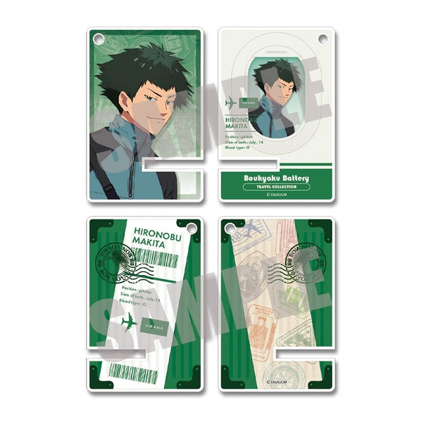 『忘却バッテリー』アクリルミニスマホスタンド 巻田広伸 TRAVEL ver.