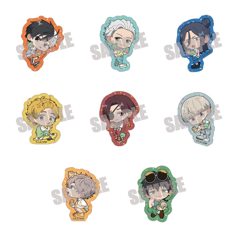 かぐや姫メモ・タイガースレターファスナーマスコット・フェアリーレター・4種シール RC WISTERIA✖️Chilla Stage》ネームプレート（お名前手書き