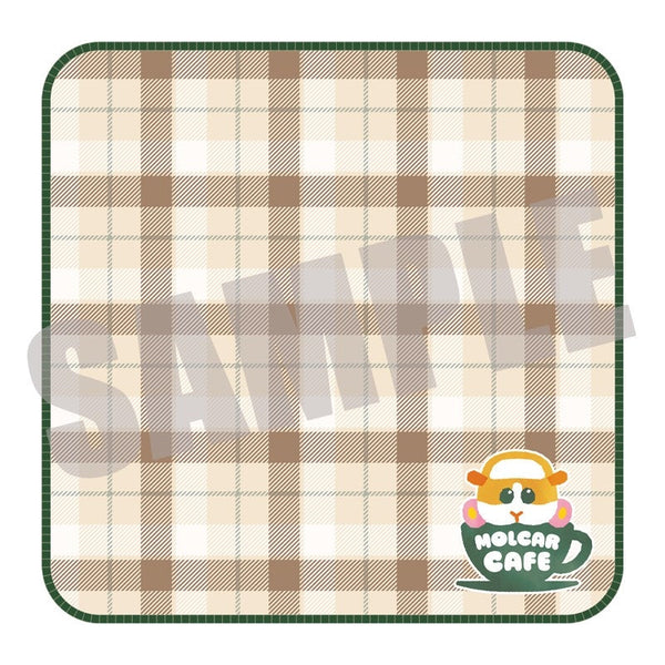 『PUI PUI モルカー』刺繍タオルハンカチ Green AUTUMN ver.