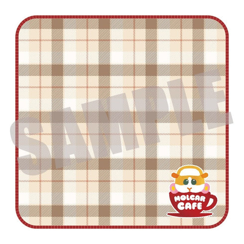 『PUI PUI モルカー』刺繍タオルハンカチ Red AUTUMN ver.