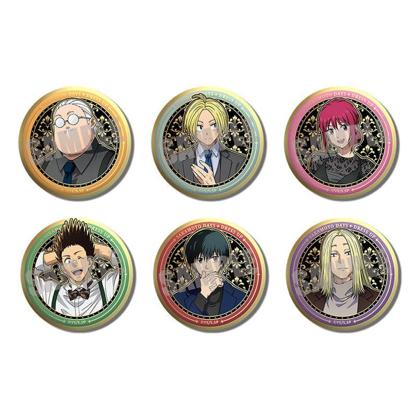 『SAKAMOTO DAYS』トレーディングラグジュアリーメタル缶バッジ Dress up ver.(全6種)【BOXJAN】