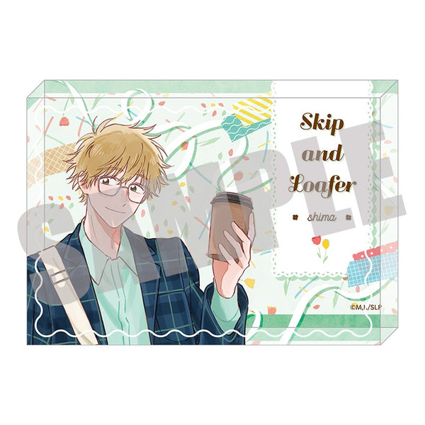 『スキップとローファー』アクリルブロック 志摩 聡介 Link code ver.