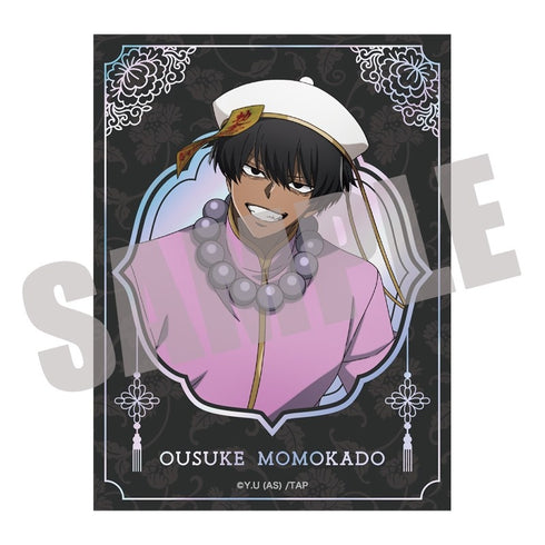 『桃源暗鬼』オーロラダイカットステッカー 桃角桜介 JIANGSHI ver.