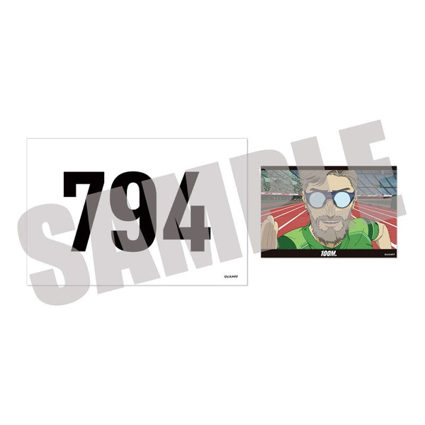 『ひゃくえむ。』ゼッケン&ポストカードセット 海棠