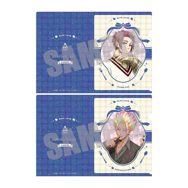 『ブルーロック』ホログラムアファイルセット 糸師 冴&士道 龍聖 Sweets ver.
