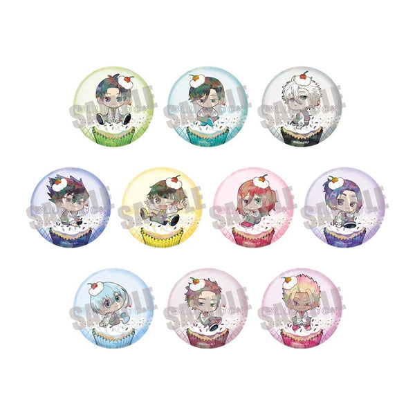 『ブルーロック』トレーディングホログラム缶バッジ CUPCAKE ver.(全10種)【BOXJAN】