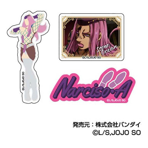 『ジョジョの奇妙な冒険 ストーンオーシャン』デバイスステッカー 彩色影絵【BOX】