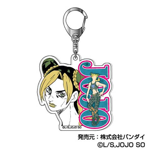 『ジョジョの奇妙な冒険 ストーンオーシャン』アクリルキーホルダー 彩色影絵 01 空条徐倫