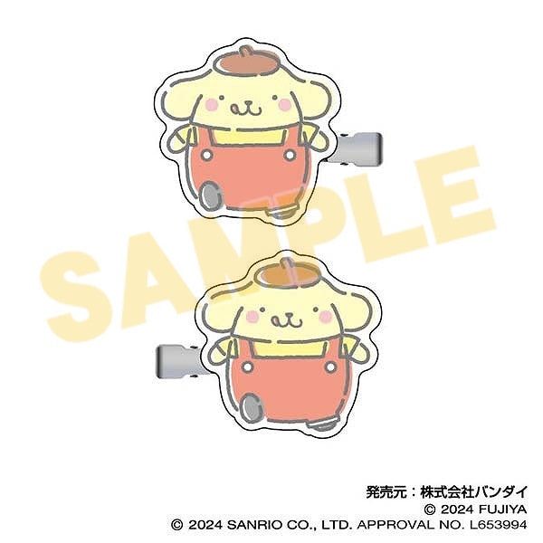 『PEKO×サンリオキャラクターズ』ヘアクリップ Vol.1 03 ポムポムプリン