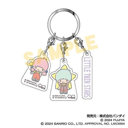 『PEKO×サンリオキャラクターズ』3連アクリルキーホルダー05 リトルツインスターズ
