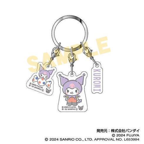 『PEKO×サンリオキャラクターズ』3連アクリルキーホルダー06 クロミ