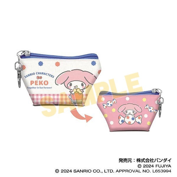 『PEKO×サンリオキャラクターズ』イヤフォンポーチ02 マイメロディ