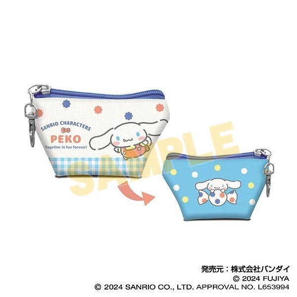 『PEKO×サンリオキャラクターズ』イヤフォンポーチ04 シナモロール