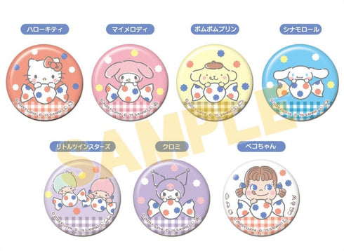 『PEKO×サンリオキャラクターズ』CANバッジ Vol.2 (単品統一JAN)【BOX】