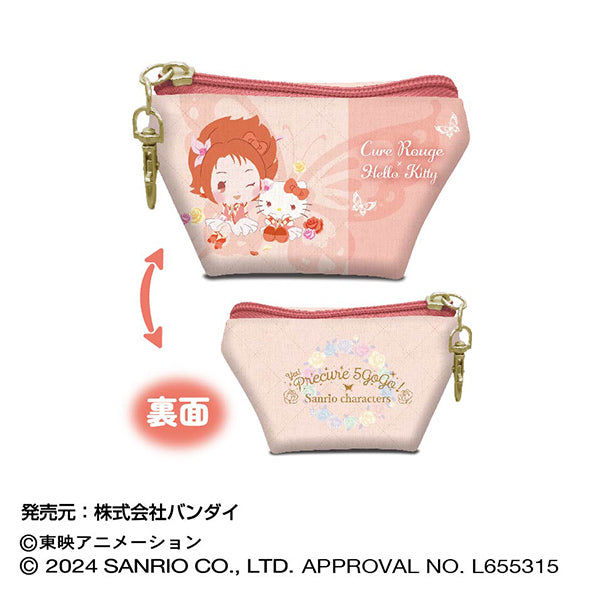 『Yes!プリキュア5GoGo!×サンリオキャラクターズ』イヤフォンポーチ 02 キュアルージュ×ハローキティ