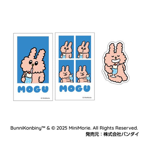『BUNNI KONBINY』メモリーカットステッカー IDphoto 3枚入り【BOX】