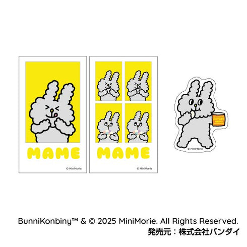 『BUNNI KONBINY』メモリーカットステッカー IDphoto 3枚入り【BOX】