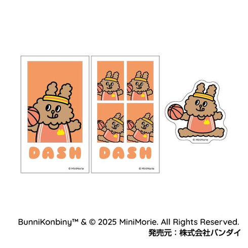 『BUNNI KONBINY』メモリーカットステッカー IDphoto 3枚入り【BOX】