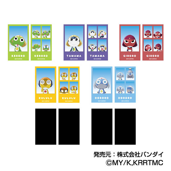 Sergeant Keroro - The New Movie: The Earth is on the verge of extinction after being revived! Memory cut sticker IDphoto [BOX
