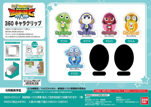 『新劇場版☆ケロロ軍曹 復活して速攻地球滅亡の危機であります!』360キャラクリップ【BOX】