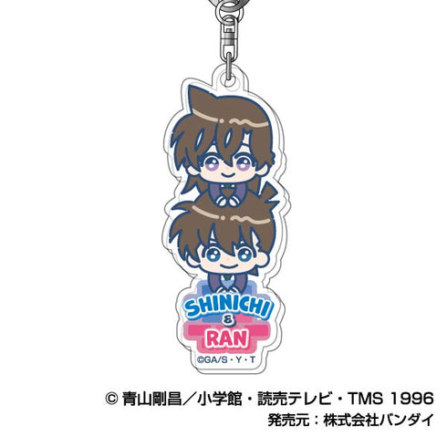 《名偵探柯南》壓克力鑰匙圈 皮可利斯 08 工藤新一&毛利蘭