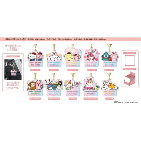 『サンリオキャラクターズ』カナヘイの小動物×サンリオキャラクターズ オーロラアクリルキーホルダー 【1BOX】