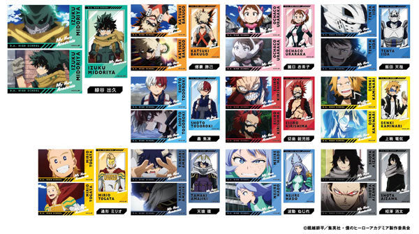 『僕のヒーローアカデミア』メモリーカットステッカー 雄英高校BOX 11個入りBOX