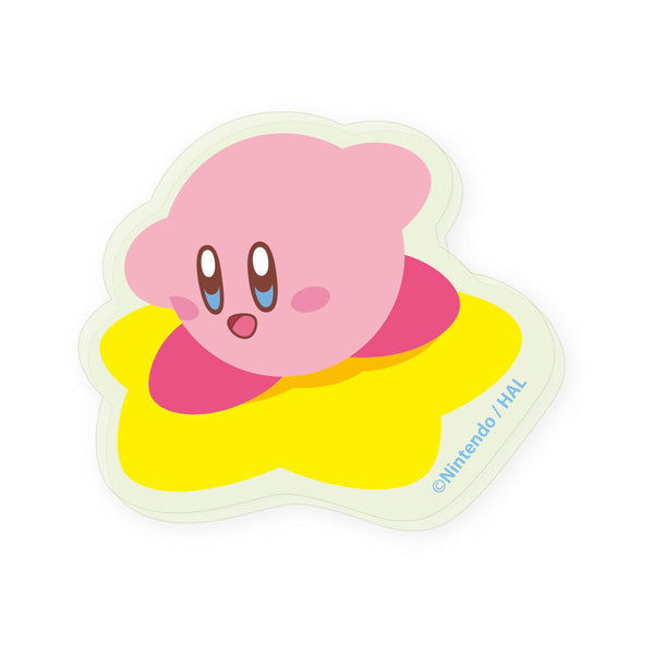 『星のカービィ』蓄光アクリルステッカー ワープスター