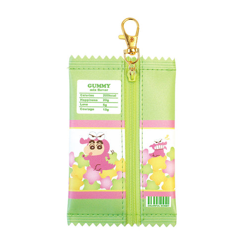 『クレヨンしんちゃん』おかしパッケージ風ポーチ カラフルグミ