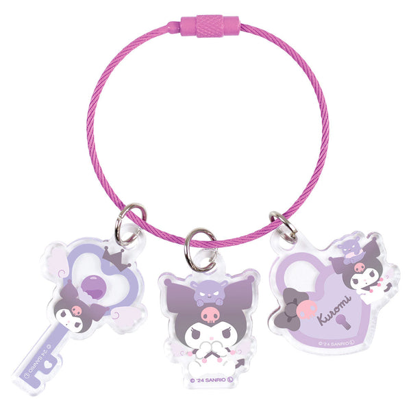 『サンリオキャラクターズ』エンジェルワイヤーキーリング クロミ