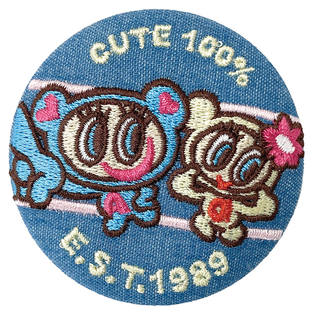 ANGEL BLUE』エンジェルブルー シークレットデニム刺繍缶バッジ【BOX