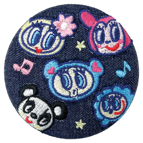 『ANGEL BLUE』エンジェルブルー シークレットデニム刺繍缶バッジ【BOX】