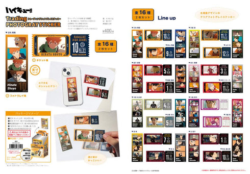 『ハイキュー!!』トレーディングフォトグレイステッカー【BOX】