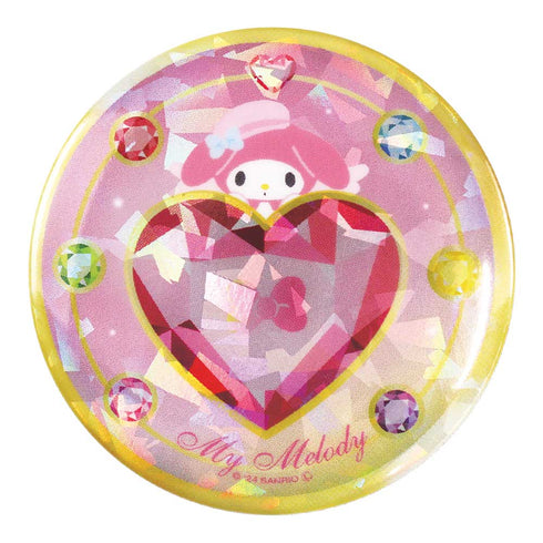『サンリオキャラクターズ』シークレットホログラム缶バッジ マジカルジュエリー【BOX】