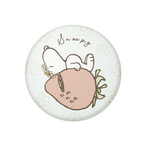 『スヌーピー』シークレットレザー風缶バッジ【BOX】