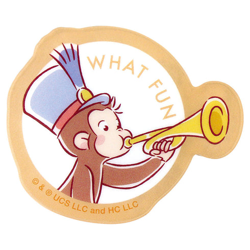 『おさるのジョージ』シークレットアクリルステッカー パステル【BOX】