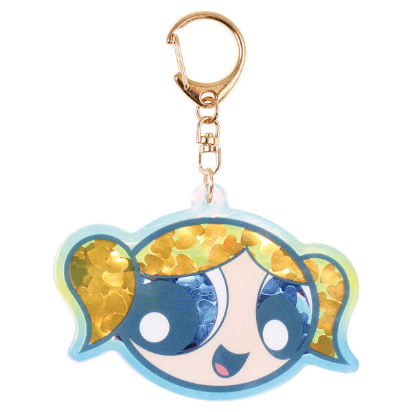 『パワーパフガールズ』ホロキラキーホルダー バブルス