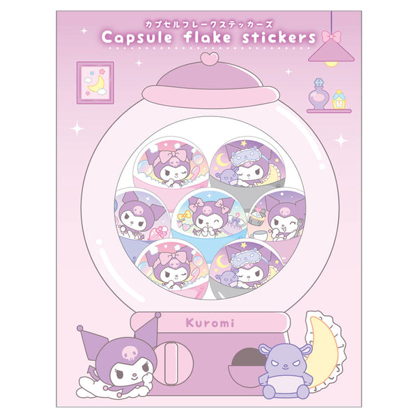 『サンリオキャラクターズ』カプセルフレークステッカーズ クロミ