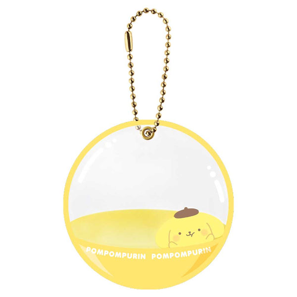 『サンリオキャラクターズ』カプセル風フレームキーホルダー ポムポムプリン
