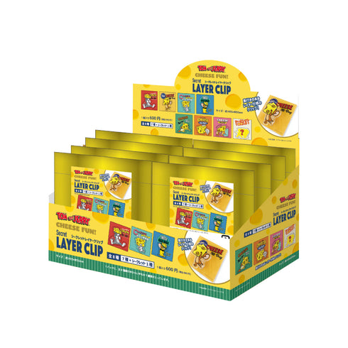 『トムとジェリー』シークレットレイヤークリップ CHEESE FUN!【BOX】